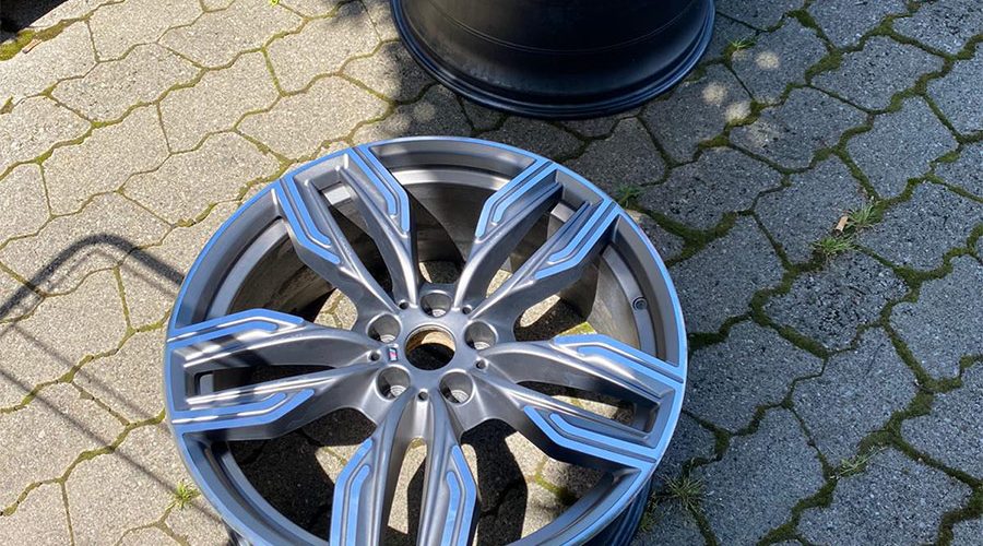 Glanzgedrehte Felgen reparieren München Felgenreparatur -10